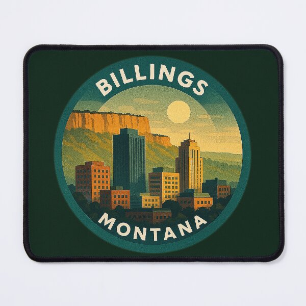 Item preview, Billings Montana USA Vintage Travel designed and sold by Thistle-TShop.