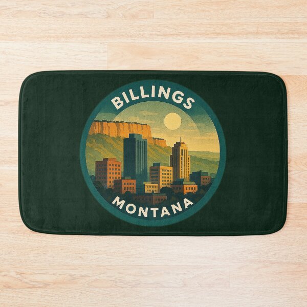 Item preview, Billings Montana USA Vintage Travel  designed and sold by Thistle-TShop.
