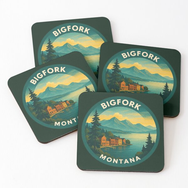 Item preview, Bigfork Montana USA Vintage Travel  designed and sold by Thistle-TShop.