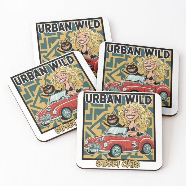 Item preview, A beautiful woman and a black cat speeding along in an open car.Part 2 designed and sold by taratyanprint.
