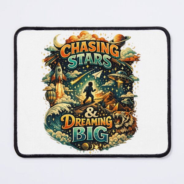 Item preview, Chasing Stars Dreaming Big Unisex Art designed and sold by HiteshArt111.