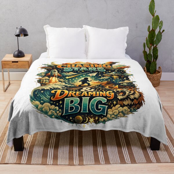 Item preview, Chasing Stars Dreaming Big Unisex Art designed and sold by HiteshArt111.