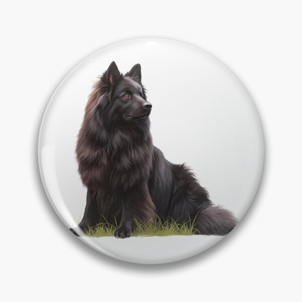 Item preview, Black Belgian Sheepdog Portrait designed and sold by SMARTKIT  DESIGNAGENCY.