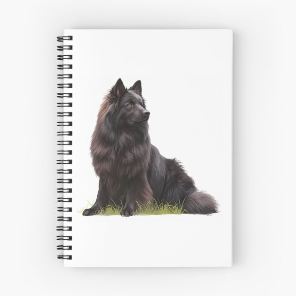 Item preview, Black Belgian Sheepdog Portrait designed and sold by SMARTKIT  DESIGNAGENCY.