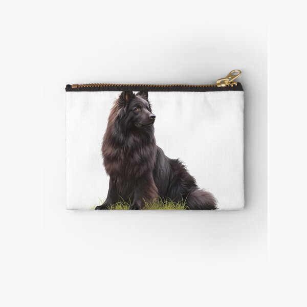 Item preview, Black Belgian Sheepdog Portrait designed and sold by SMARTKIT  DESIGNAGENCY.