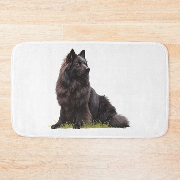 Item preview, Black Belgian Sheepdog Portrait designed and sold by SMARTKIT  DESIGNAGENCY.