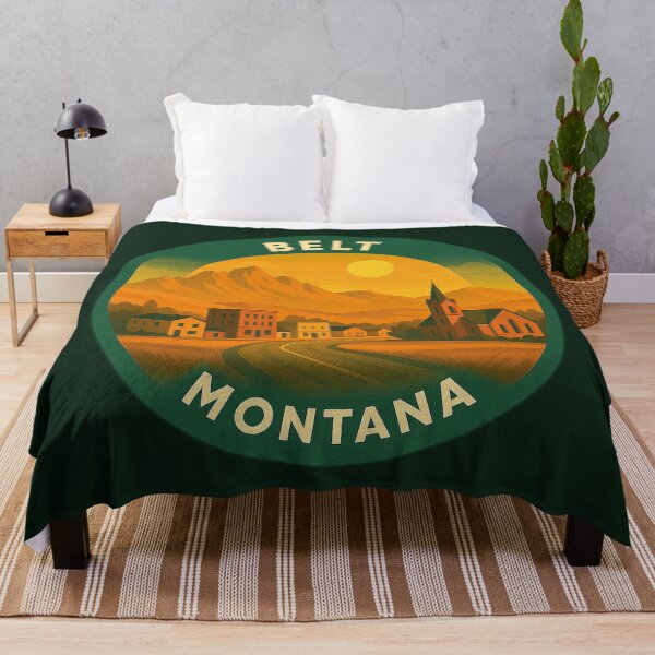 Item preview, Belt Montana USA Vintage Travel  designed and sold by Thistle-TShop.