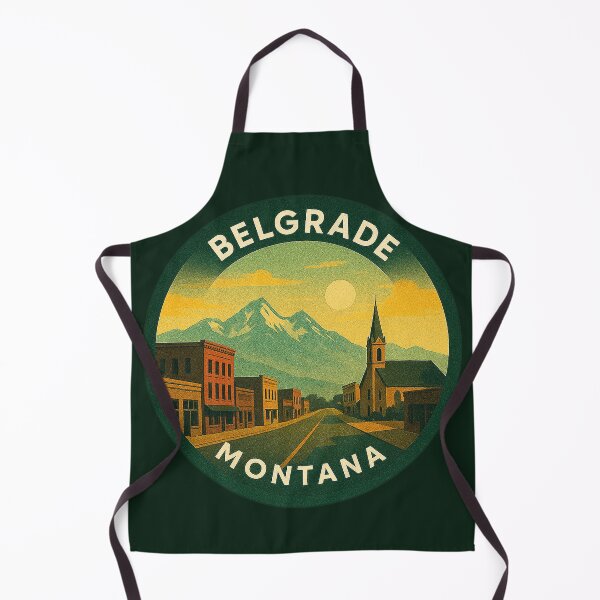 Item preview, Belgrade Montana USA Vintage Travel designed and sold by Thistle-TShop.