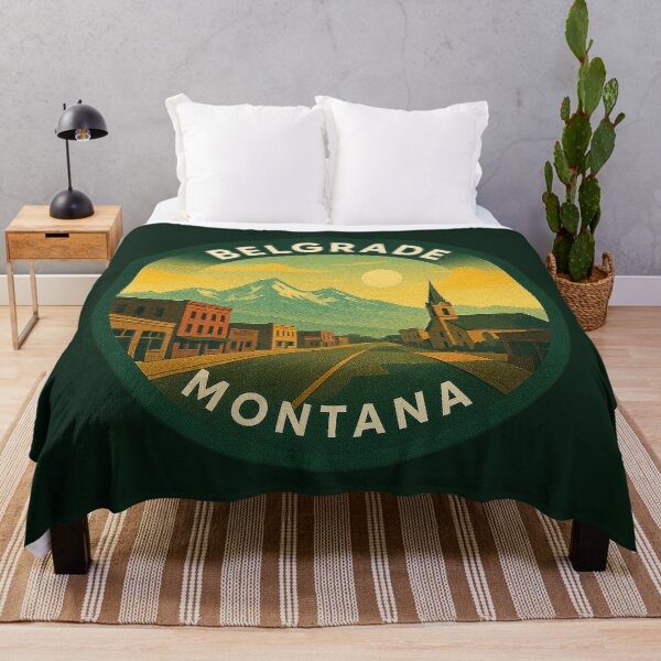 Item preview, Belgrade Montana USA Vintage Travel designed and sold by Thistle-TShop.