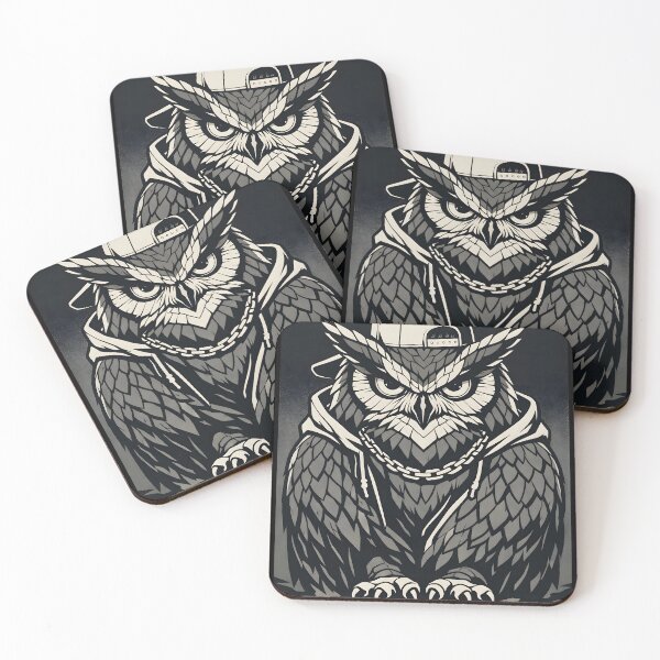 Item preview, Wise Owl Japanese Streetwear Hoodie Graphic - Urban Hypebeast Owl Art with Japanese Quote I See Before It Happens - Techwear Aesthetic Bird Illustration for Men and Women Stickers and Apparel designed and sold by Vivaan Studio.