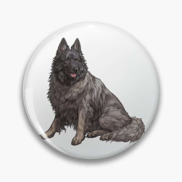 Item preview, Black Belgian Sheepdog Portrait designed and sold by SMARTKIT  DESIGNAGENCY.