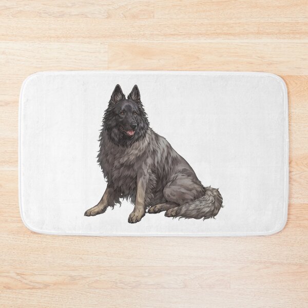 Item preview, Black Belgian Sheepdog Portrait designed and sold by SMARTKIT  DESIGNAGENCY.