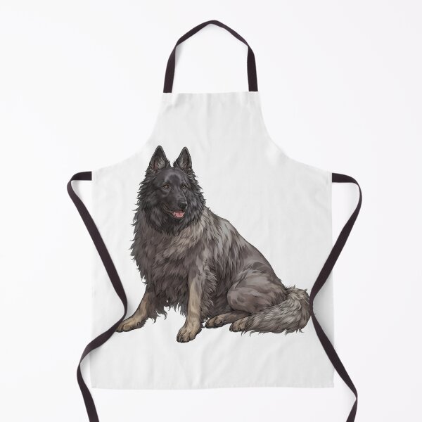Item preview, Black Belgian Sheepdog Portrait designed and sold by SMARTKIT  DESIGNAGENCY.