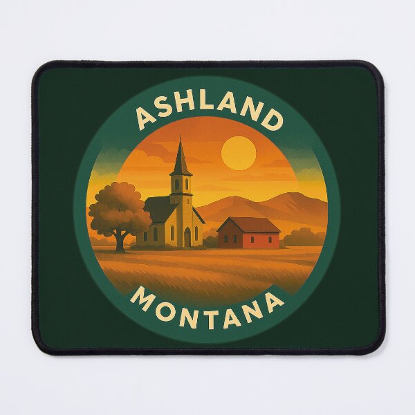 Item preview, Ashland Montana USA Vintage Travel  designed and sold by Thistle-TShop.