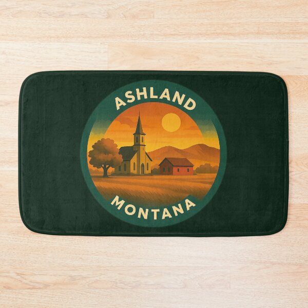 Item preview, Ashland Montana USA Vintage Travel  designed and sold by Thistle-TShop.