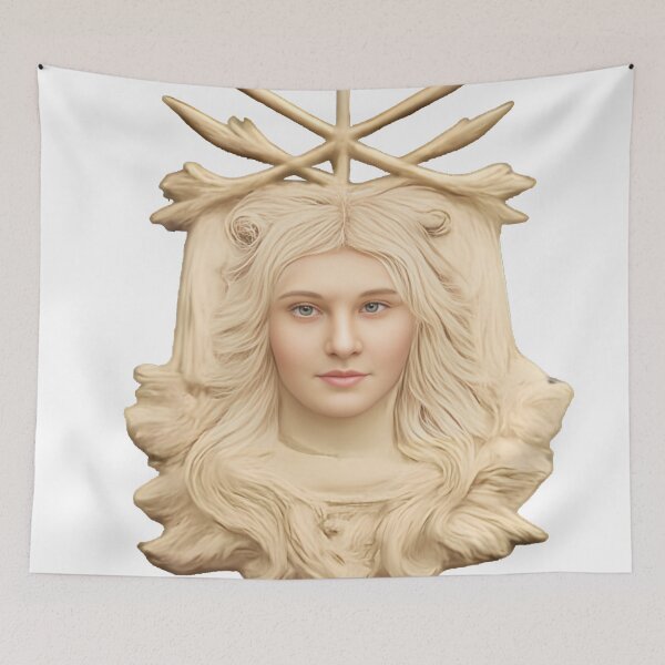 Item preview, Ethereal Forest Goddess - Living Statue Fantasy Art designed and sold by SamaStudios.