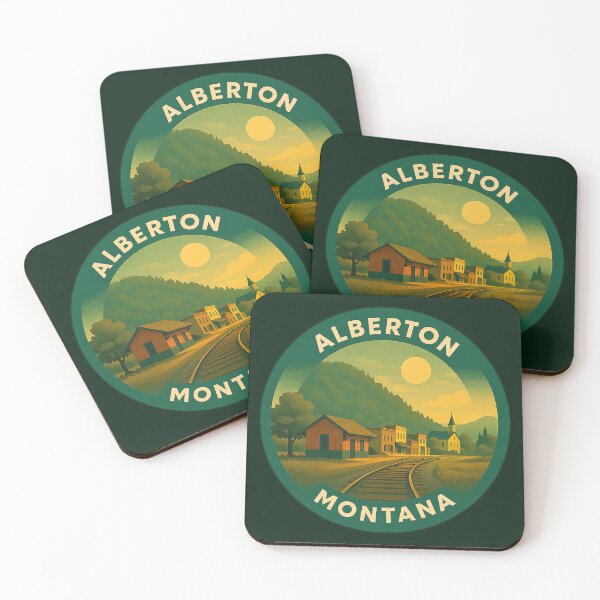 Item preview, Alberton Montana USA Vintage Travel designed and sold by Thistle-TShop.