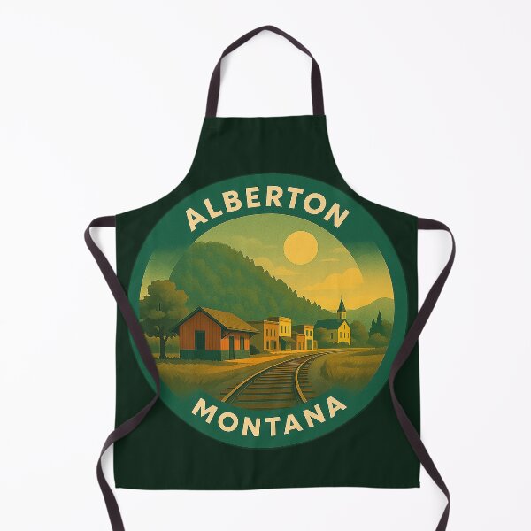 Item preview, Alberton Montana USA Vintage Travel designed and sold by Thistle-TShop.