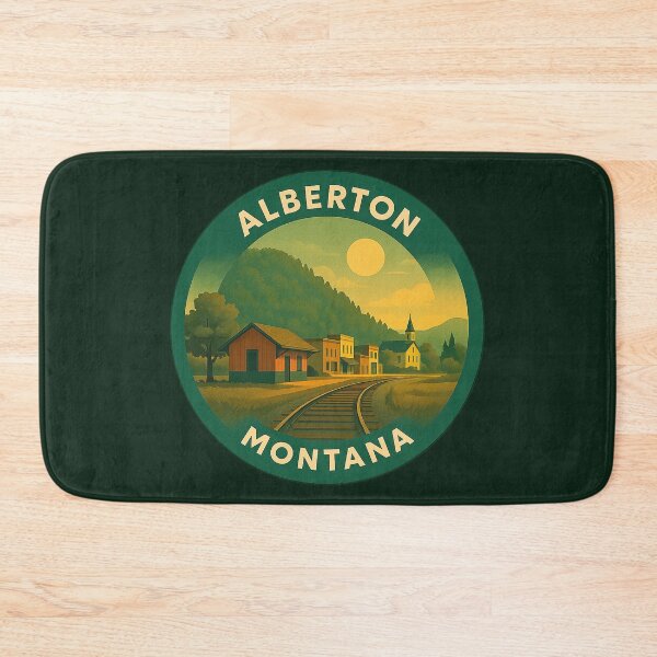 Item preview, Alberton Montana USA Vintage Travel designed and sold by Thistle-TShop.