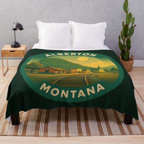 Item preview, Alberton Montana USA Vintage Travel designed and sold by Thistle-TShop.