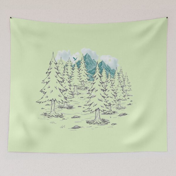Item preview, Whimsical Pine Forest Dragon designed and sold by Brinkenburger.