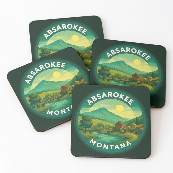 Item preview, Absarokee Montana USA Vintage Travel  designed and sold by Thistle-TShop.