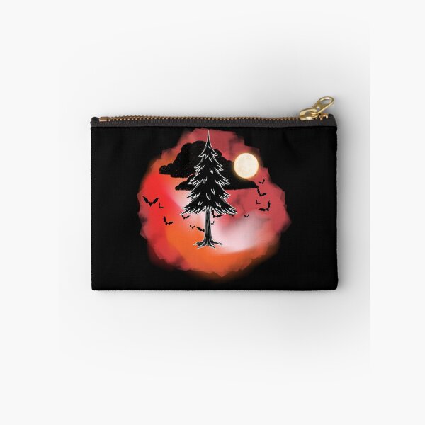 Item preview, Gothic Blood Moon Pine Tree Bats Spooky Halloween designed and sold by Brinkenburger.
