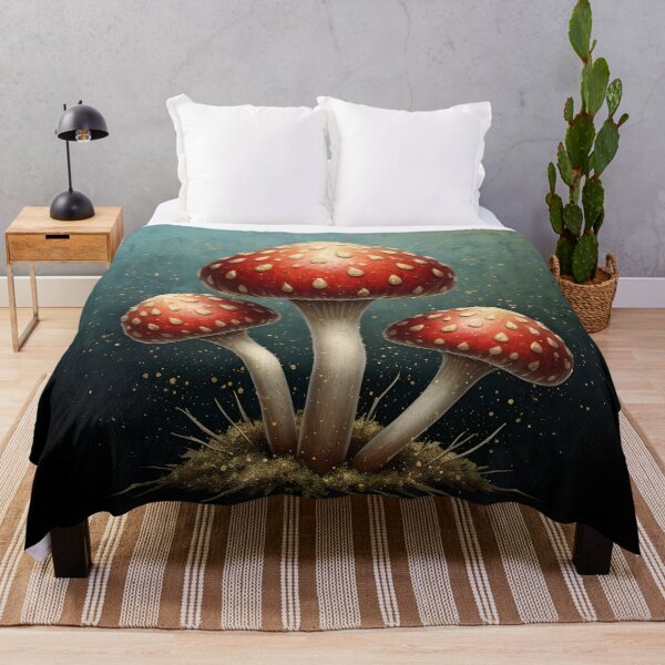 Item preview, Strawberry Fungus - Vintage Botanical Art designed and sold by AlruniaAhnArt meets BrainChaosPrints.
