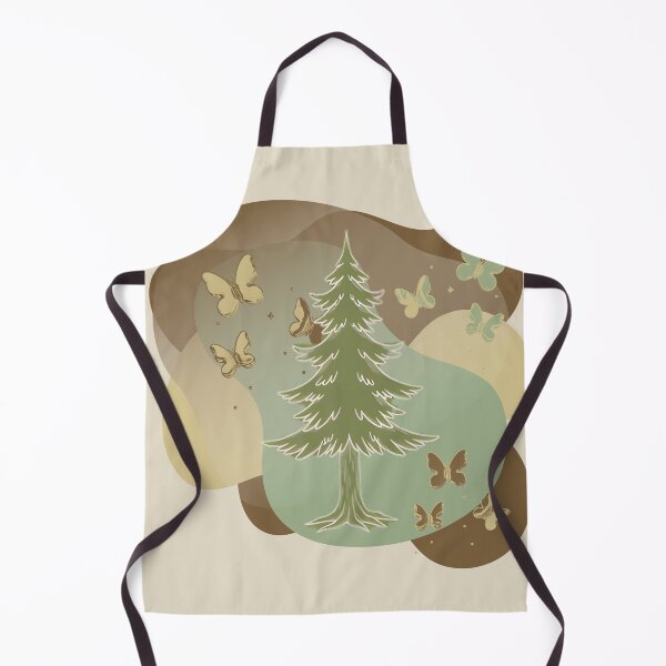 Item preview, Earthy Goblincore Pine Tree Butterfly Whimsical Nature designed and sold by Brinkenburger.