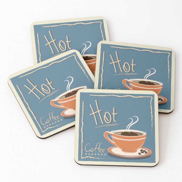Item preview, Orange cup with hot fresh coffee designed and sold by andbeldesign.