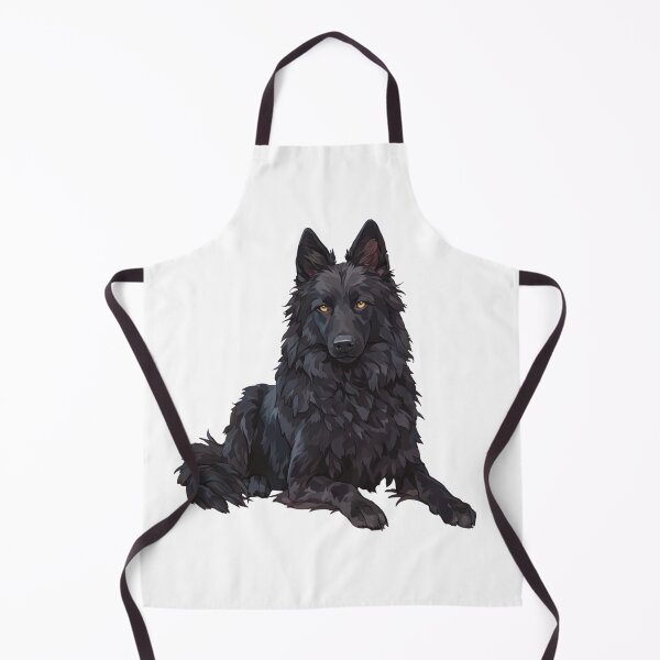 Item preview, Black Belgian Sheepdog Portrait designed and sold by SMARTKIT  DESIGNAGENCY.