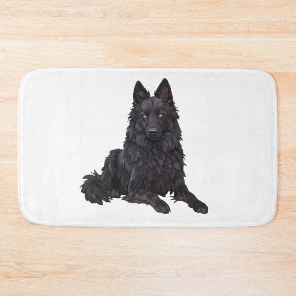 Item preview, Black Belgian Sheepdog Portrait designed and sold by SMARTKIT  DESIGNAGENCY.