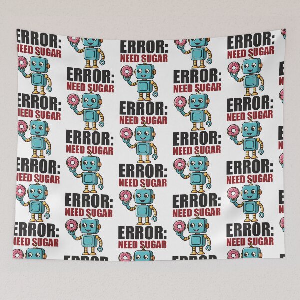 Item preview, Cute Funny Robot – Playful Kawaii Sarcastic Sci Fi Donut Theme designed and sold by Taans-Creation.
