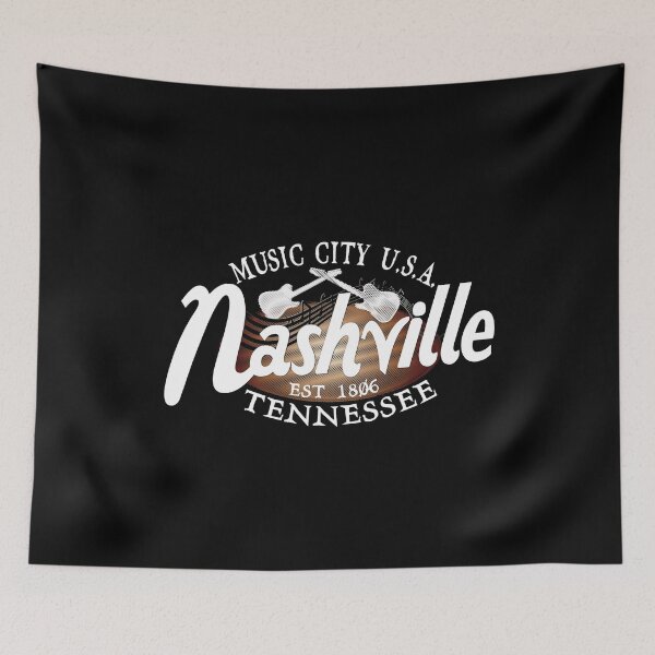 Item preview, Nashville TN Tshirt Vintage Music City USA EST 1806 Gift designed and sold by miworldapparel.