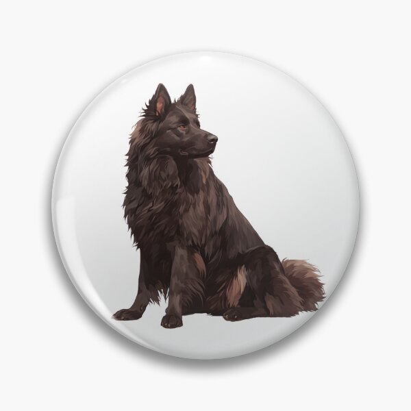 Item preview, Black Belgian Sheepdog Portrait designed and sold by SMARTKIT  DESIGNAGENCY.