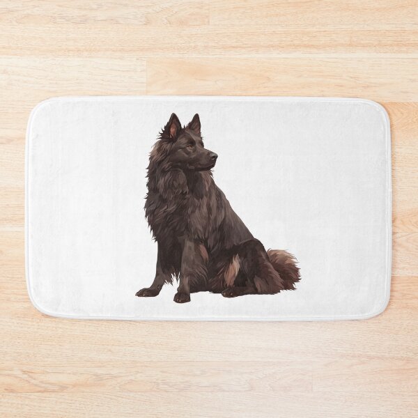Item preview, Black Belgian Sheepdog Portrait designed and sold by SMARTKIT  DESIGNAGENCY.