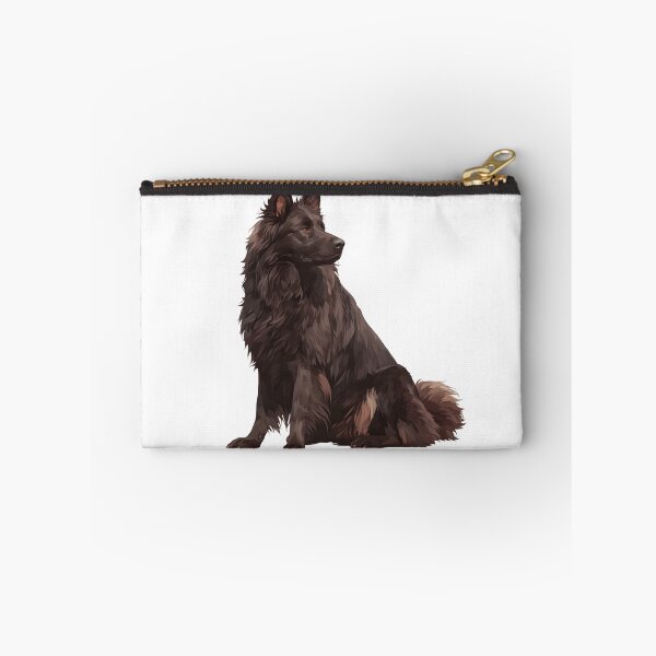 Item preview, Black Belgian Sheepdog Portrait designed and sold by SMARTKIT  DESIGNAGENCY.