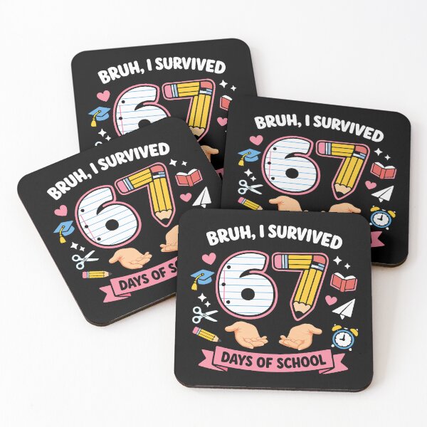 Item preview, Bruh I survived 67 days of school designed and sold by HandicraftArt.
