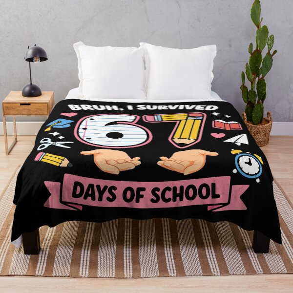 Item preview, Bruh I survived 67 days of school designed and sold by HandicraftArt.