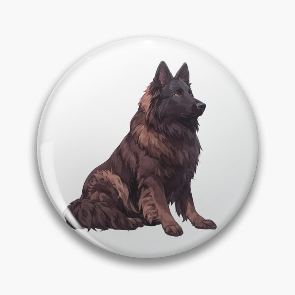 Item preview, Black Belgian Sheepdog Portrait designed and sold by SMARTKIT  DESIGNAGENCY.