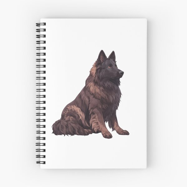 Item preview, Black Belgian Sheepdog Portrait designed and sold by SMARTKIT  DESIGNAGENCY.