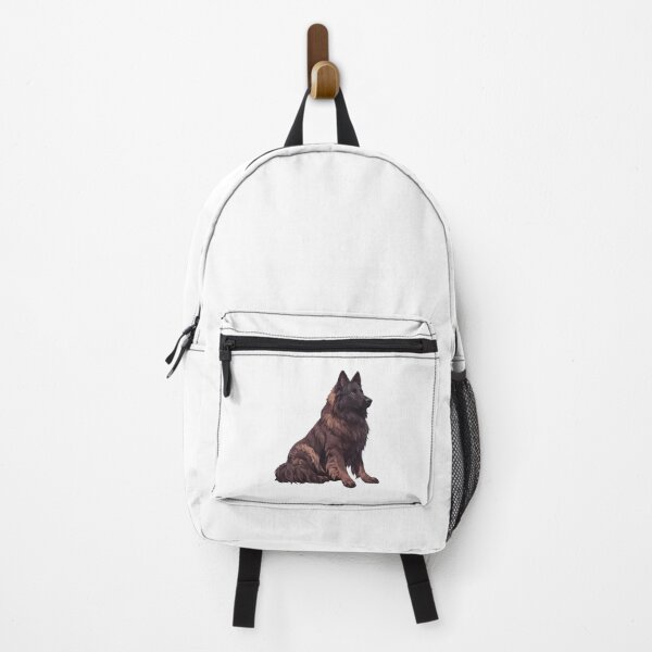 Item preview, Black Belgian Sheepdog Portrait designed and sold by SMARTKIT DESIGNAGENCY.
