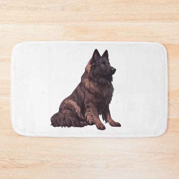 Item preview, Black Belgian Sheepdog Portrait designed and sold by SMARTKIT  DESIGNAGENCY.