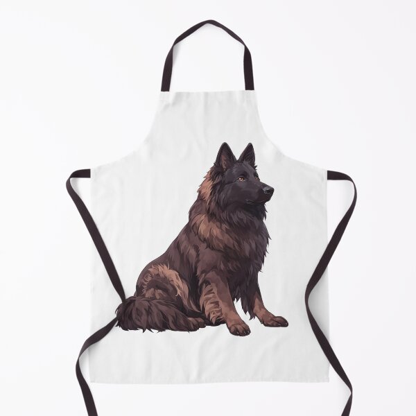 Item preview, Black Belgian Sheepdog Portrait designed and sold by SMARTKIT  DESIGNAGENCY.