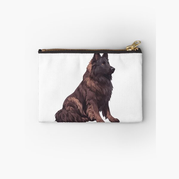 Item preview, Black Belgian Sheepdog Portrait designed and sold by SMARTKIT  DESIGNAGENCY.