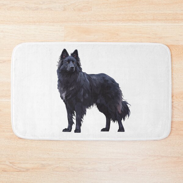 Item preview, Black Belgian Sheepdog Portrait designed and sold by SMARTKIT  DESIGNAGENCY.