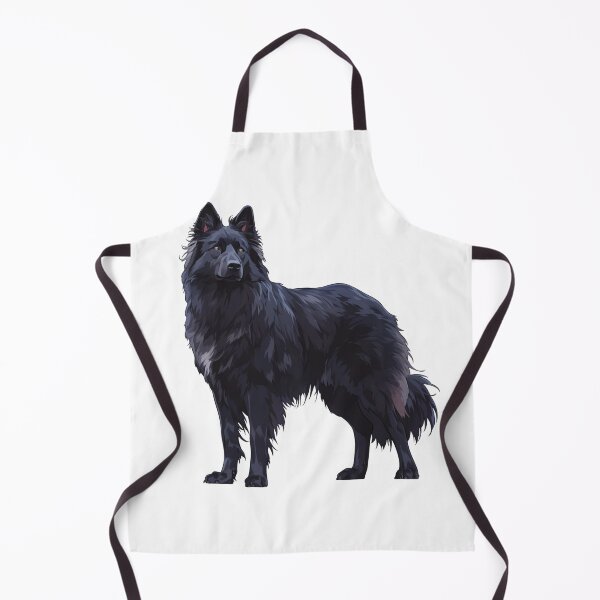 Item preview, Black Belgian Sheepdog Portrait designed and sold by SMARTKIT  DESIGNAGENCY.