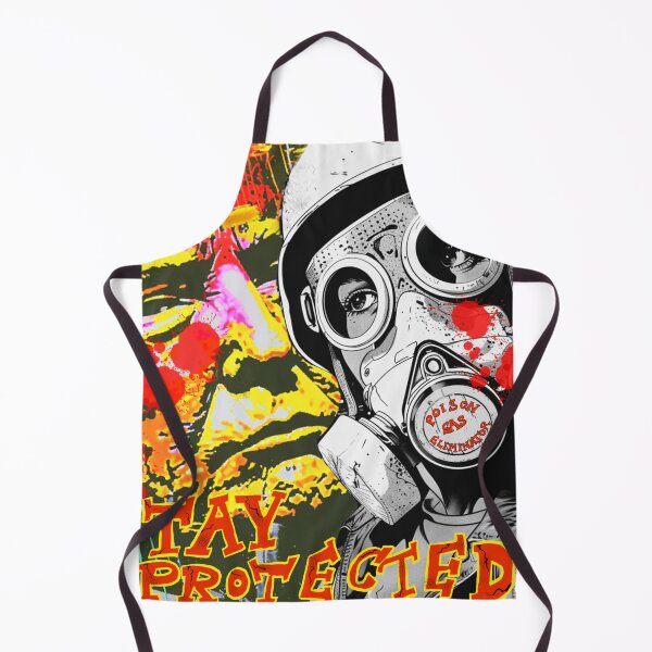 Item preview, Stay Protected — Toxic Policy Protest Art for Politica Uk designed and sold by Tale Teller Club.