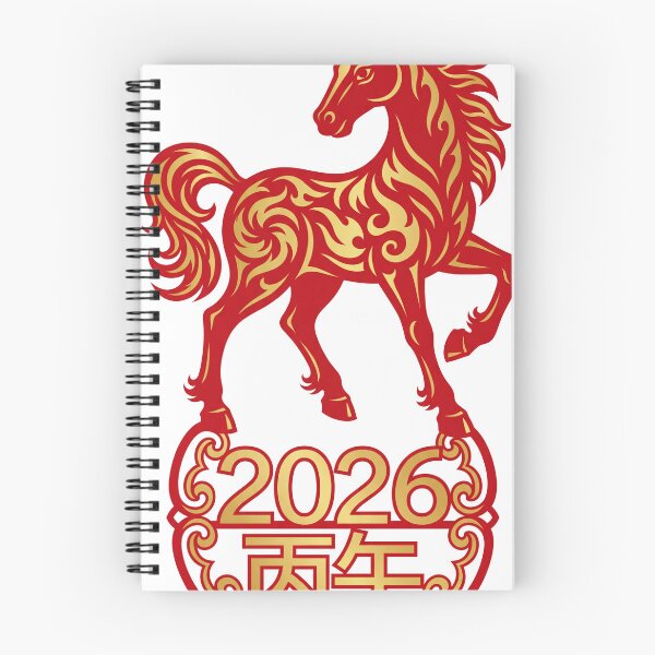 Item preview, Red Fire Horse 2026 Chinese New Year Paper Cut designed and sold by Bambear.