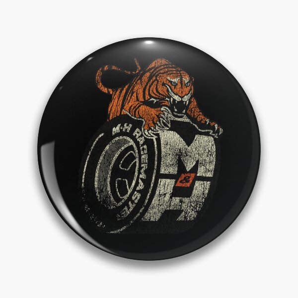 Item preview, Vintage M&H Racemaster racing tires - gnarly, aged, burnout print designed and sold by retropetrol.